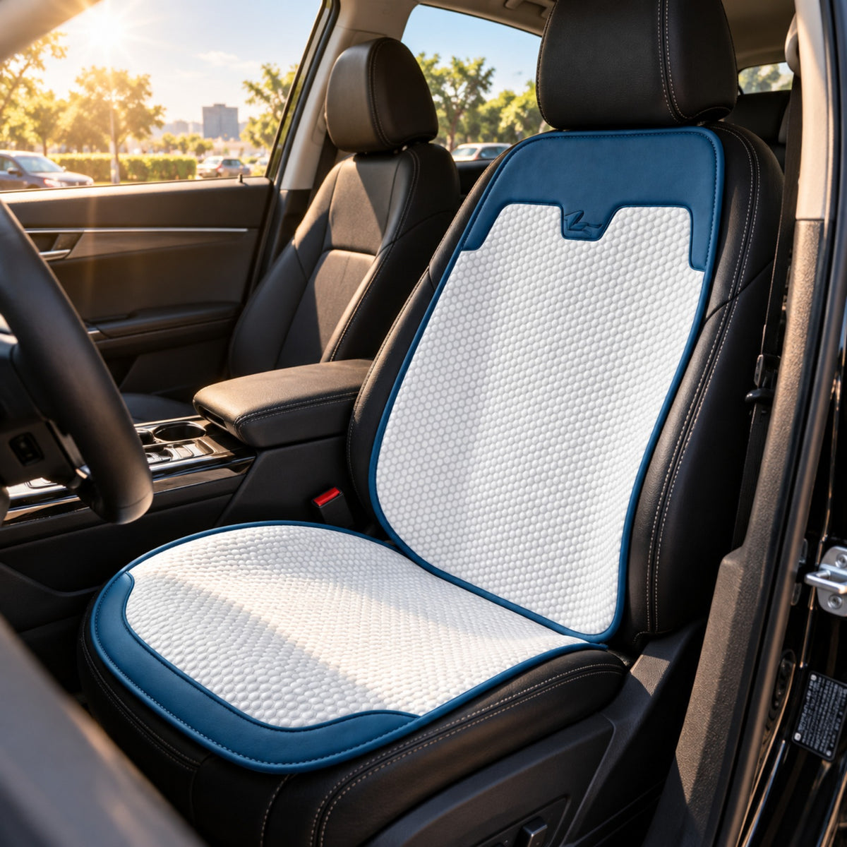 Custom UHMWPE Cooling Car Seat Cushion – Breathable Ice-Cool Seat Pad for Summer Driving – Minimum Order: 100 Units
