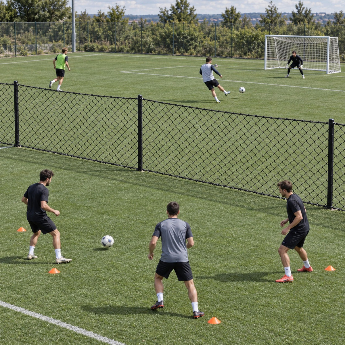 Custom Knotless Soccer Netting – 5mm Sports Field Protection Net for Football Training & Outdoor CourtsMinimum Order: 100 pcs