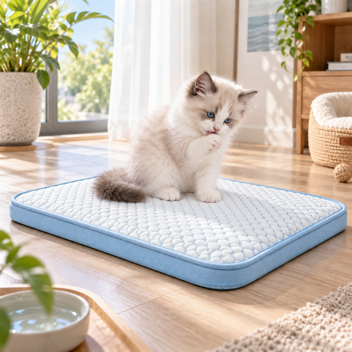 Custom UHMWPE Cooling Pet Mat – Scratch Resistant Waterproof Dog Cooling Bed – Minimum Order: 100 Units