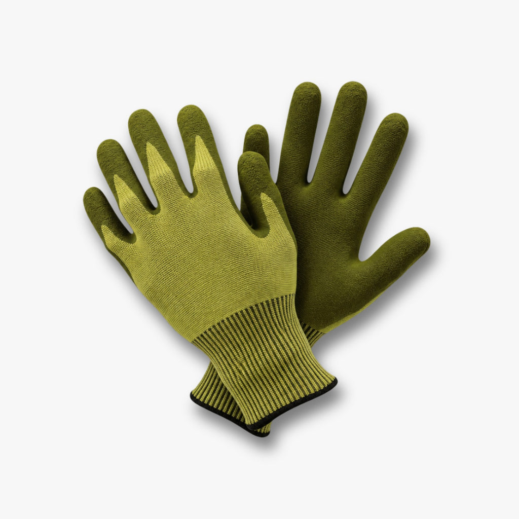 Custom UHMWPE Cut Resistant Gloves – ANSI A6 Safety Gloves with Nitrile Grip & Touchscreen Design– Minimum Order: 100 Units
