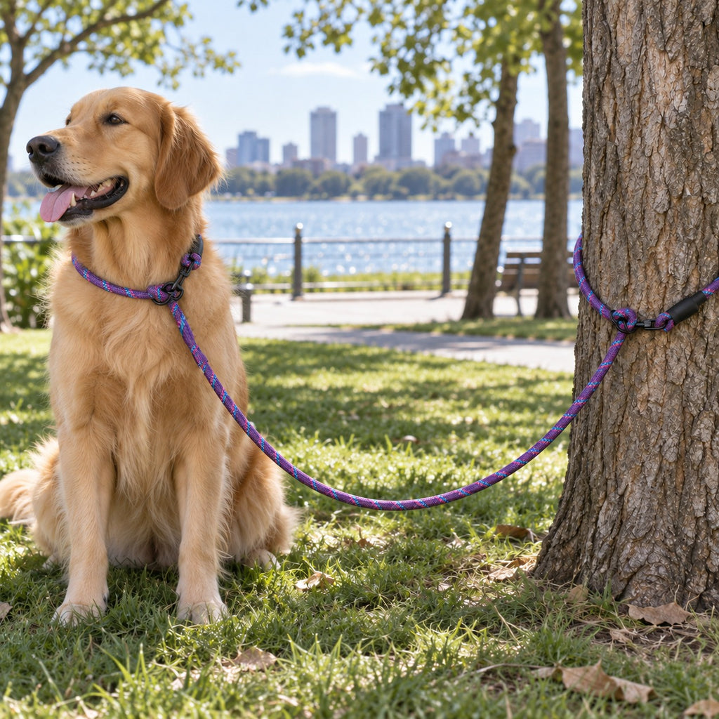 Custom UHMWPE Multi-Functional Dog Leash – Hands-Free Convertible Leash for Outdoor Walking & Active Dogs– Minimum Order: 100 Units