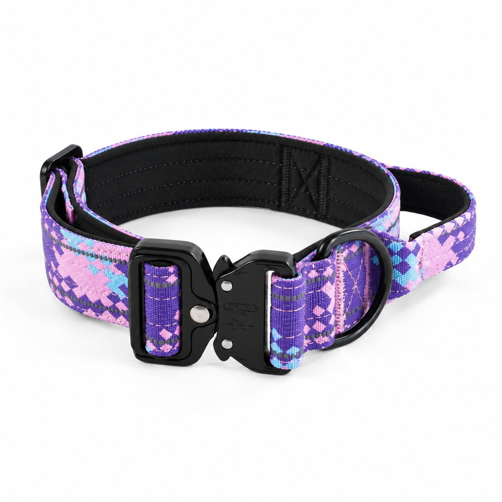UHMWPE Heavy Duty Dog Collar – Bite Resistant Reflective Collar for Medium&Large Dogs